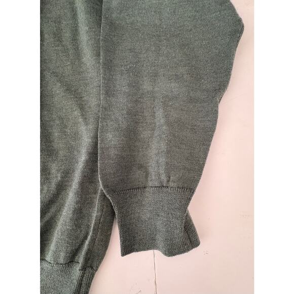 Toscano cashmere green crewneck xxl Men’s long sleeve - Picture 5 of 8